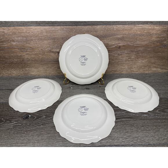 Wedgwood of Etruria Williamsburg “Potpourri” SALAD PLATE 8.5" Off White w Bird - Picture 7 of 10